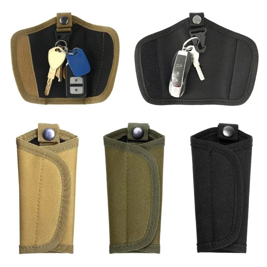 1PCS Outdoor Molle Pouch Belt Small Pocket Keychain Holder Case Waist Key Pack Bag EDC Key Wallet Camping Tool