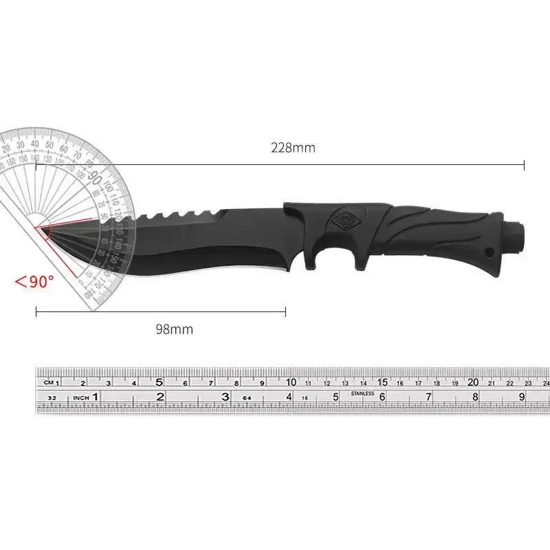 2024 new High hardness cutting knife, EDC convenient outdoor knife fixed blade with sheath, camping survival knife