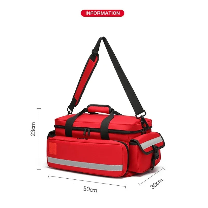 First Aid Kits Empty Large Portable Outdoor Survival Disaster Earthquake Emergency Bags Big Capacity Home/Car Medical Package