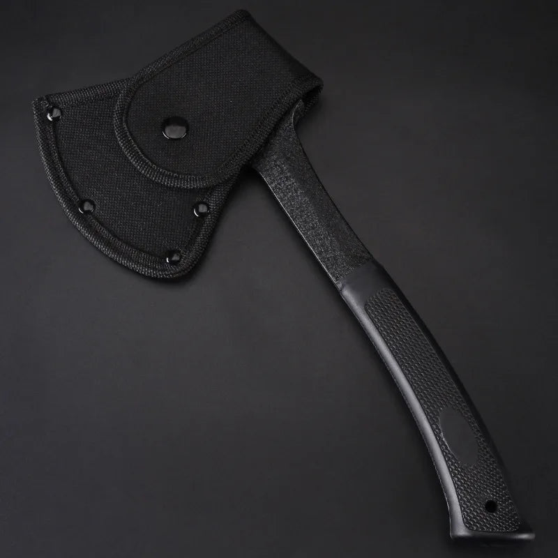 Practical Axe for Outdoor Campsite Axe, High Hardness Fire Fighting Axe, Easy to Carry Chopstick Hammer Axe