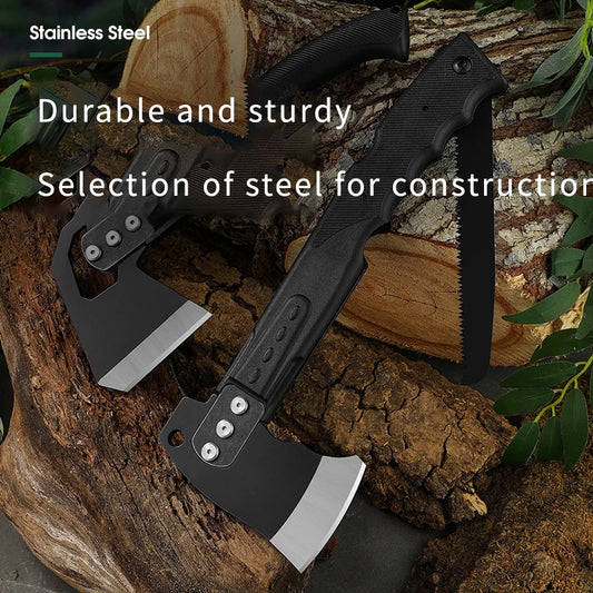 Vehicle mounted tools, fire axe with saw, camping small hand axe, multifunctional axe, outdoor camping tactical axe, survival