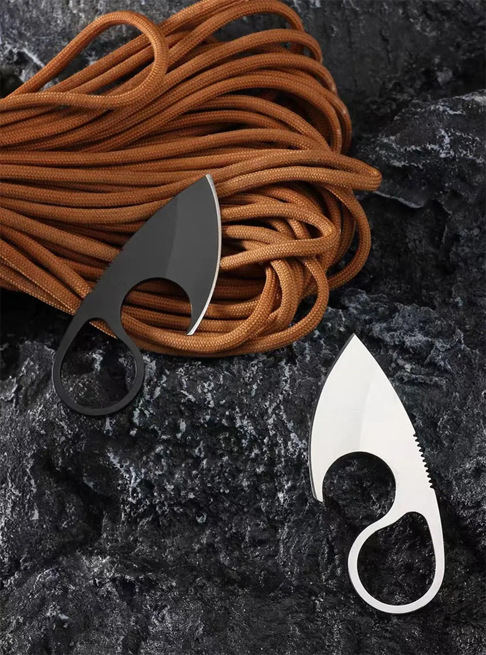 Necklace Knife Convenient K Sheath Ring Ornament Unpacking Essential Knife Stainless Steel Daily Portable Outdoor Knife