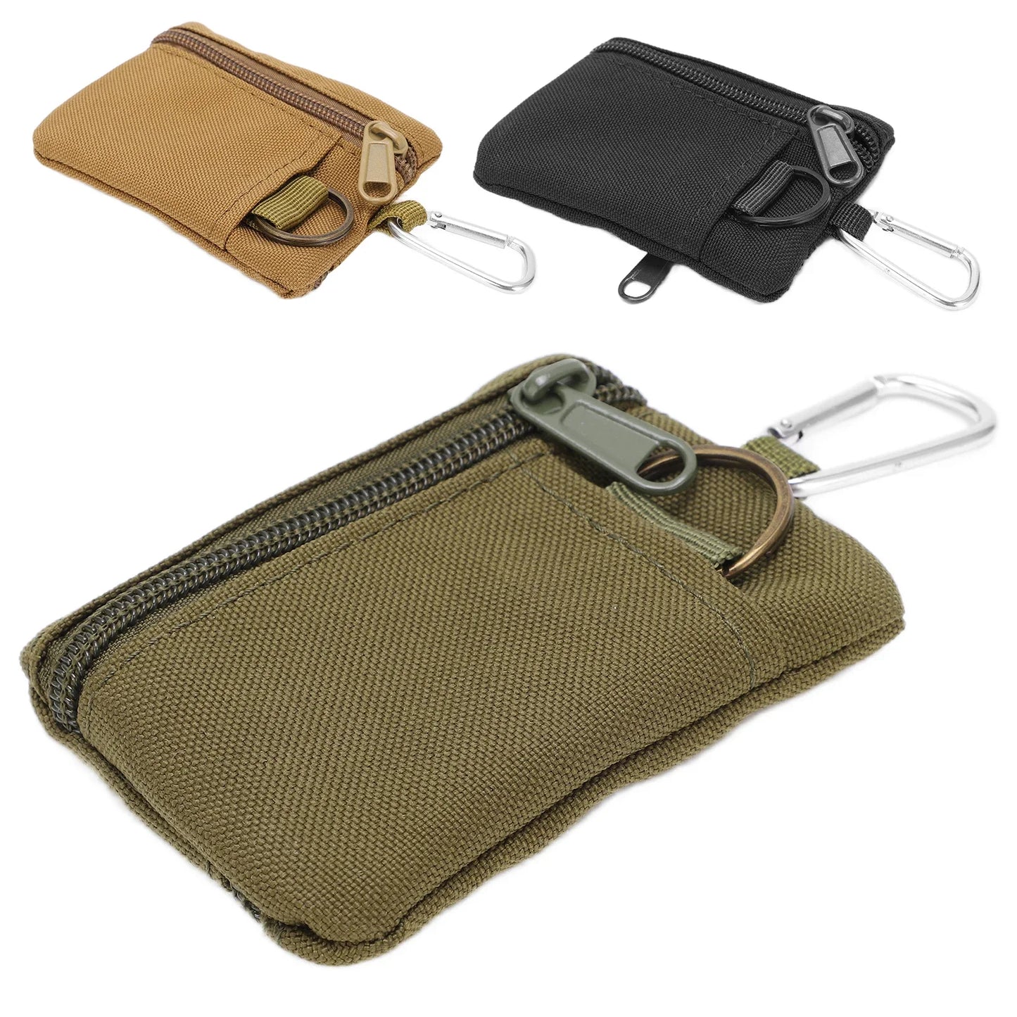 1PC Military Fan Pocket Bag Mini Portable Key Card Bag EDC Pocket Outdoor Sports Pocket Pack With Clasp Hunting Accessories