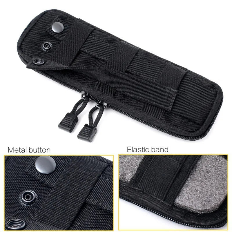 1PC Outdoor Molle Knife Pouch Pocket Nylon Outdoor Waist Sets Cover EDC Knives Pouch Folding Knife Holder Bag