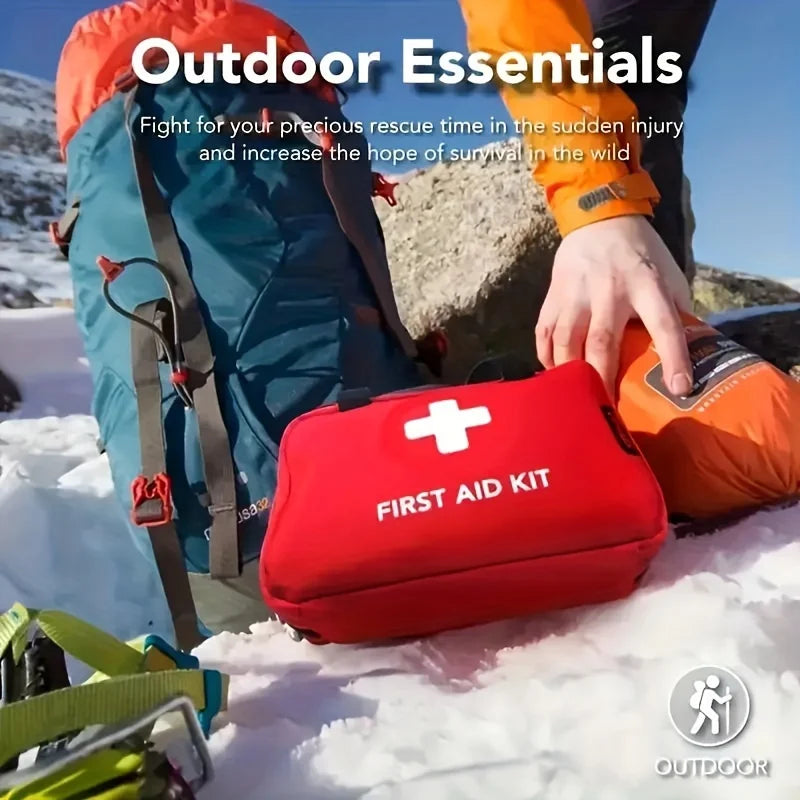 Multi-purpose Emergency Medical Supplies Portable Medical Kit for Outdoor Hunting, Hiking, Camping, etc. Outdoor First Aid Kit