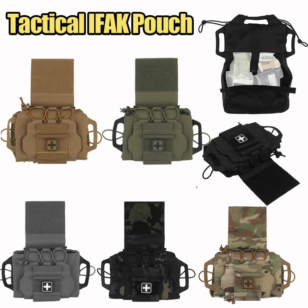 Tactical first aid kit Outdoor Hunting bag Pouch IFAK Kits MOLLE Medical Pouch Rapid Deployment First-aid Survival Kit