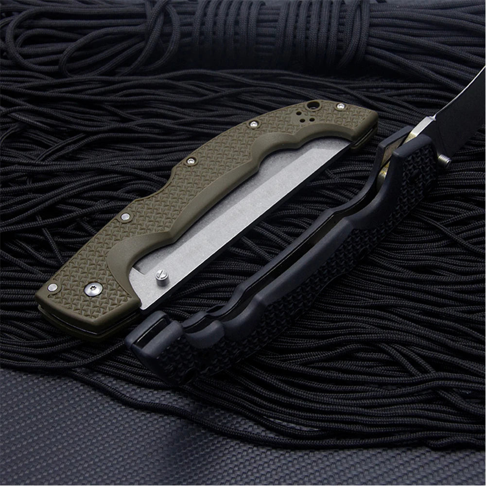 Voyager 12.26'' Large Multipurpose Combat Folding Knife 9cr18mov Blade Outdoor Military Survival Rescue Hunting Knives EDC Tools