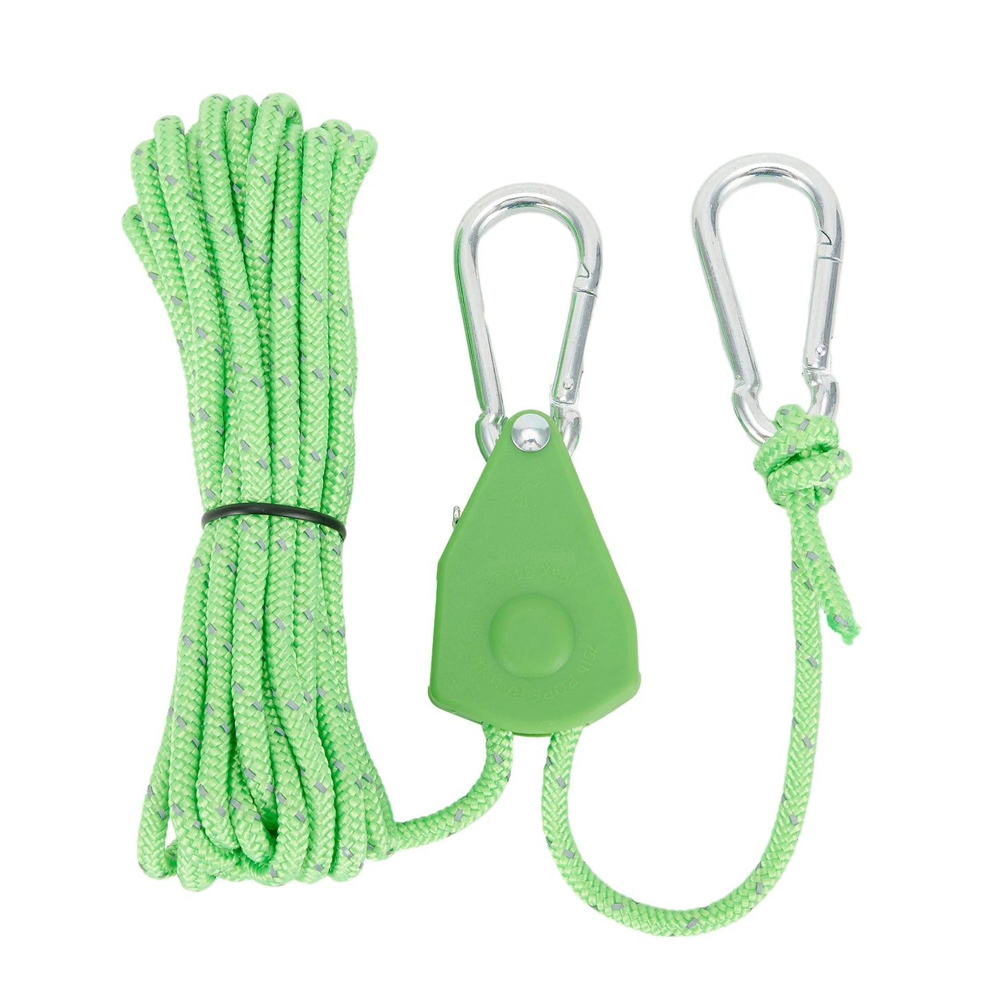 Secure and Fast Locking Tent Rope Hanger, Adjustable Lanyard Pulley Hook, Perfect for Outdoor Adventures and Sleeping Bags