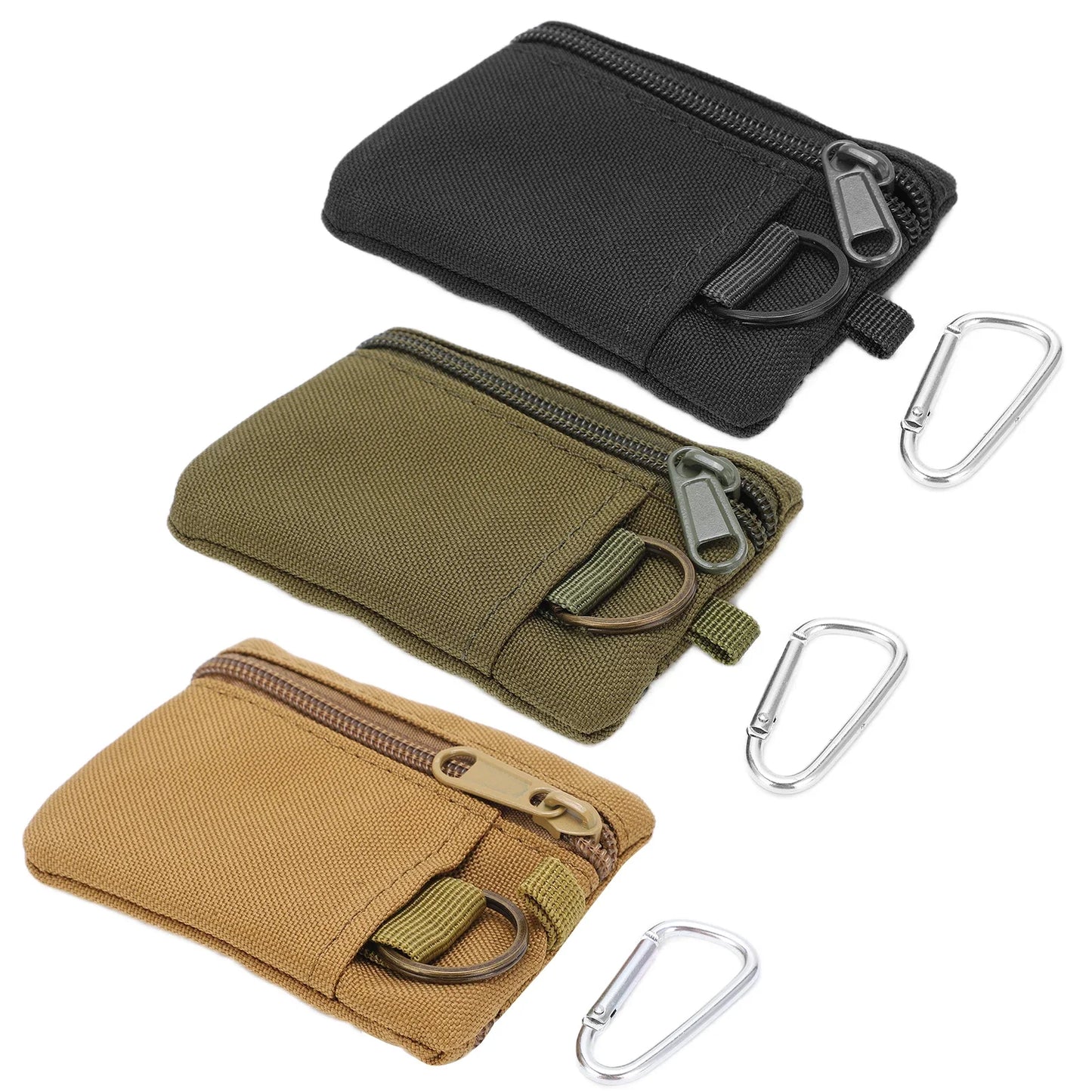 1PC Military Fan Pocket Bag Mini Portable Key Card Bag EDC Pocket Outdoor Sports Pocket Pack With Clasp Hunting Accessories