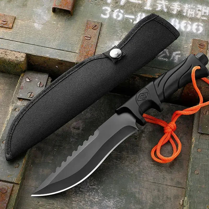 2024 new High hardness cutting knife, EDC convenient outdoor knife fixed blade with sheath, camping survival knife