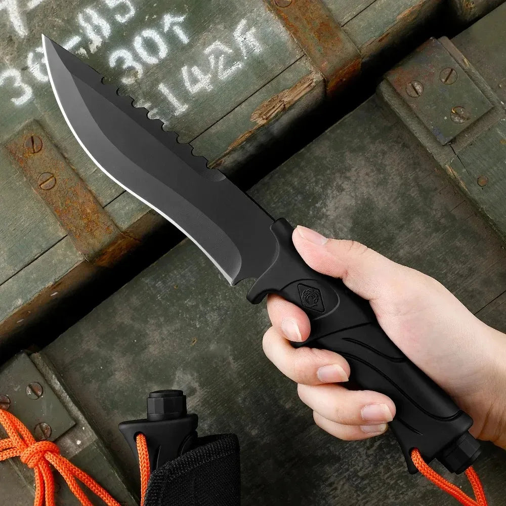 EDC survival tactics outdoor survival self-defense camping hunting pocket knife, sharp cutting knife