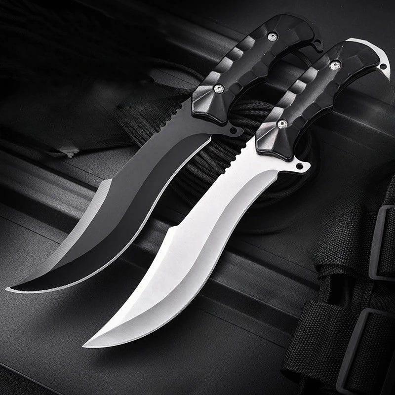 Portable knife outdoor camping straight knife, outdoor knife high hardness stainless steel fishing knife