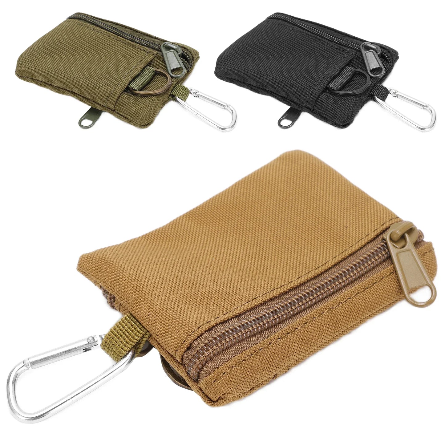 1PC Military Fan Pocket Bag Mini Portable Key Card Bag EDC Pocket Outdoor Sports Pocket Pack With Clasp Hunting Accessories