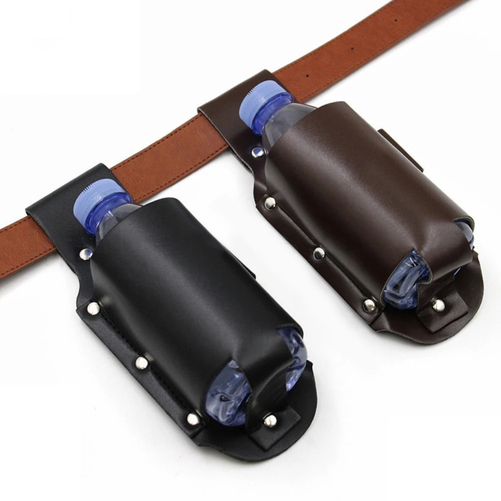 1Pcs Climbing Camping Hiking Holster Portable Bottle Waist Beer Belt Bag Handy Wine Bottles Beverage Can Holder