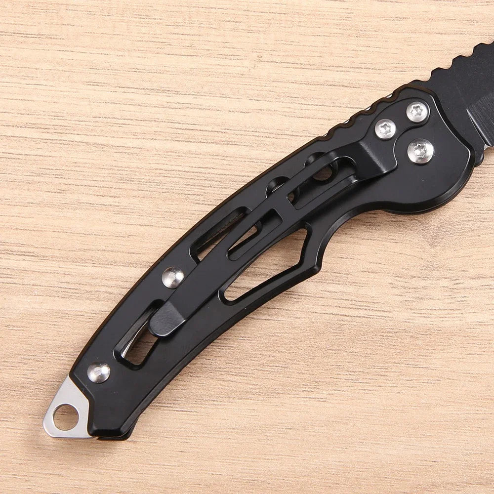 Stainless Steel Keychain Folding Knife Outdoor Carrying Knife Mirror Sharp Pocket Knife Fruit Knife Folding Knife Outdoor Tool