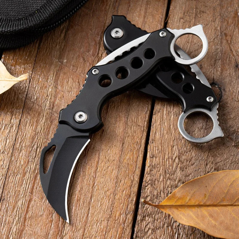 Folding Knife Outdoor High Hardness Defensive Eagle Claw Knife Small Curved Knife Tool Carry Field Camping Survival Claw Knife