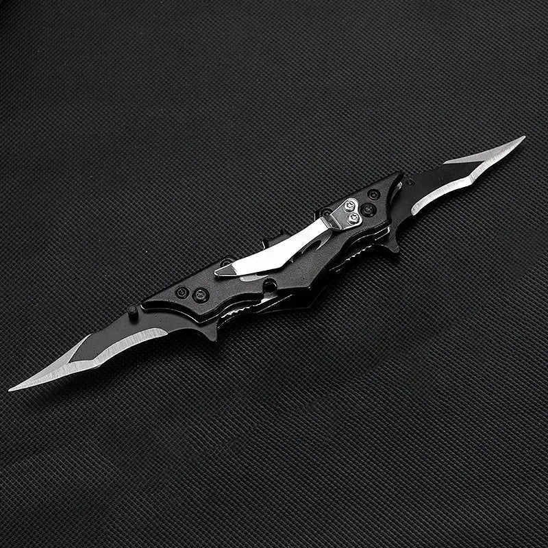 Bat folding Mini Stainless Steel Folding Knife Portable EDC Pocket Knife Multi-purpose Cutting Knife for Box Cutter Camping