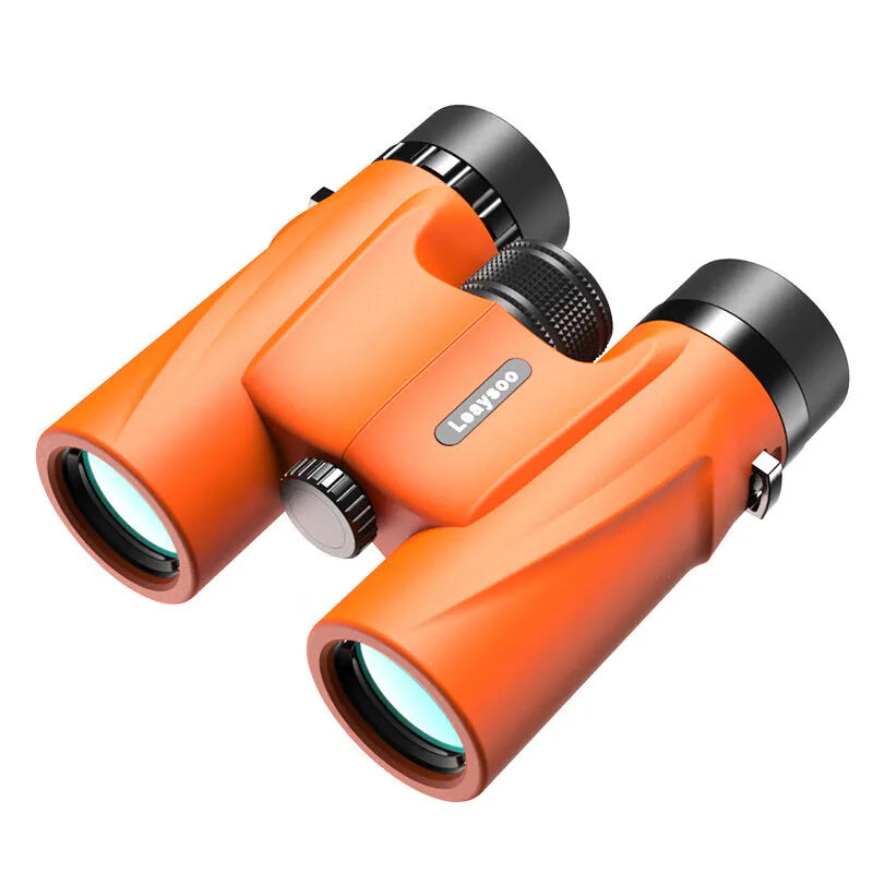 WENHAO 8X32 binoculars Orange HD high power external portable waterproof upgraded large eyepiece outdoor adventure concert