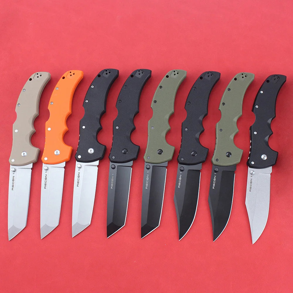 New Cold Pocket Folding Knives RECON 1 S35VN Steel Outdoor Military Tactical Survival Knife Portable G10 Handle Hunting Knife