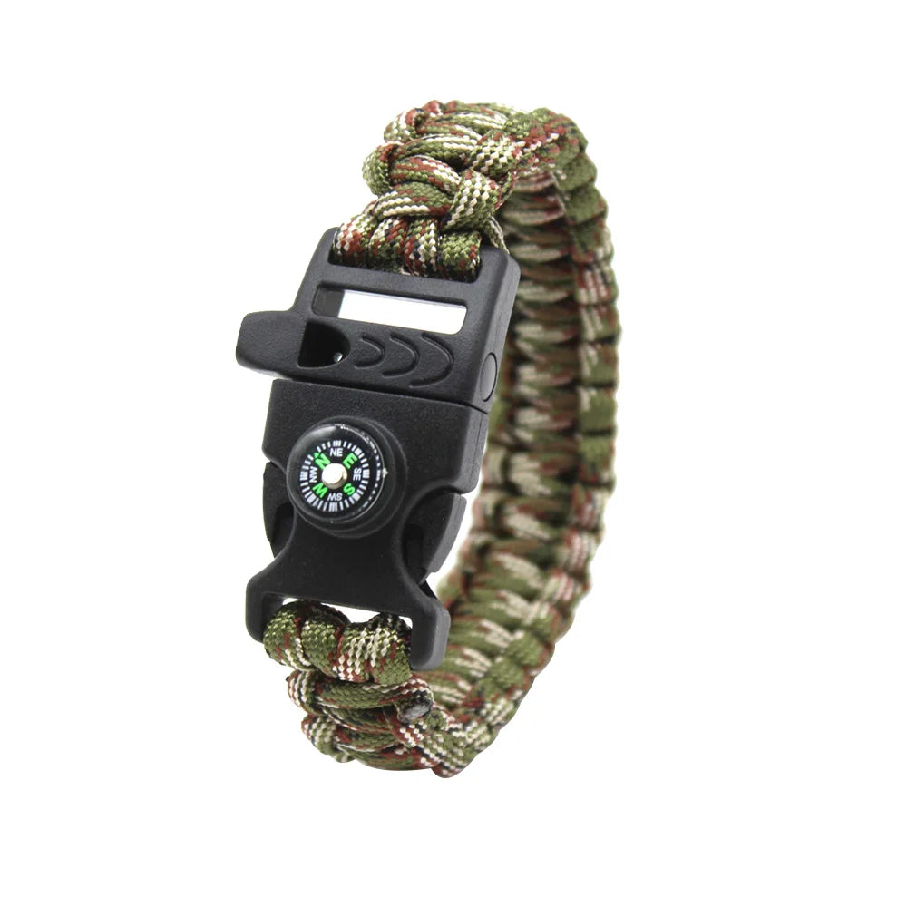 Cobra Buckle Bracelet Wilderness Survival Emergency Weaving Seven Core Umbrella Rope Outdoor Tool Multi functional Bracelet