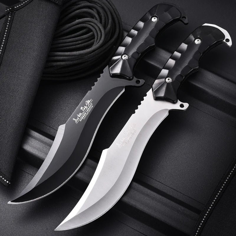 Portable knife outdoor camping straight knife, outdoor knife high hardness stainless steel fishing knife