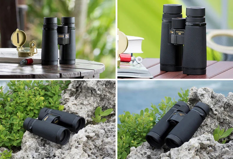 Nikon Monarch Hg Wide Field of View Binocular 10X42 Binocular ED (Extra-low Dispersion) glass 8x30 Binoculars