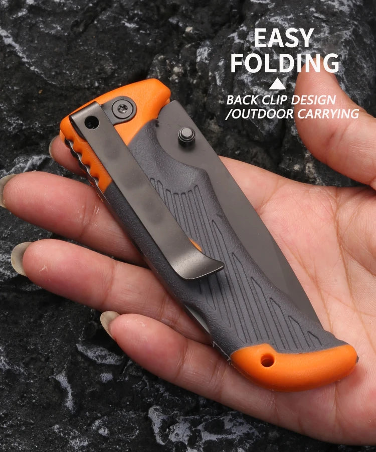 High quality outdoor camping hunting survival Tactics Pocket EDC tools Folding knife, barbecue knife