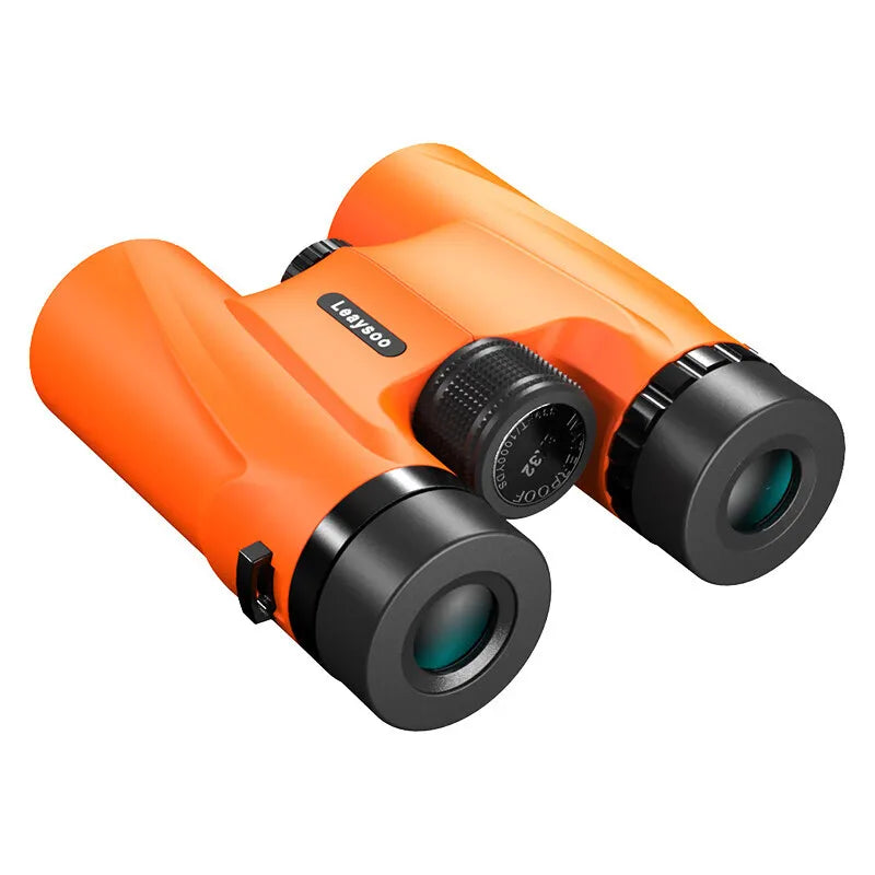 WENHAO 8X32 binoculars Orange HD high power external portable waterproof upgraded large eyepiece outdoor adventure concert