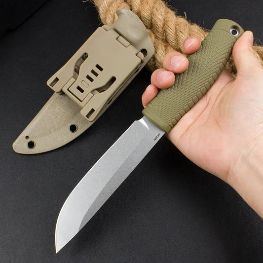 BM 202 Outdoor Survival Fixed Knife 14c28N Blade Kraton Handles Camping Outodoor Self-defense Tactical Combat Hunting Knives