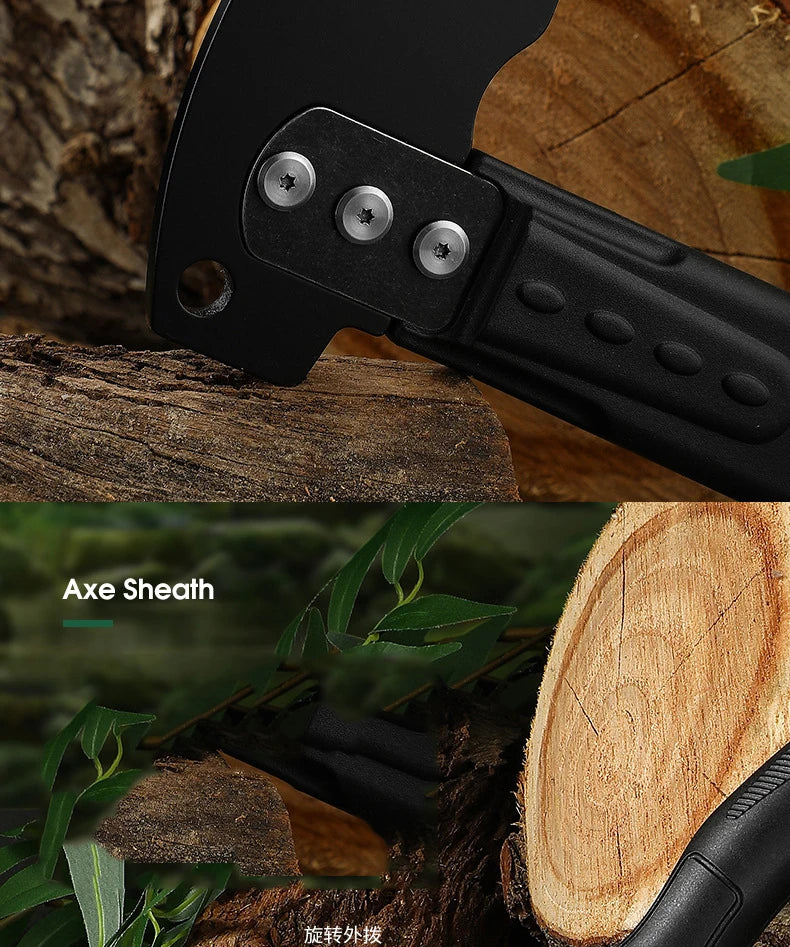 Multifunctional Axe Outdoor Camping Tactical Axe Survival Vehicle Tool Fire Axe with Saw Camping Hand Axe