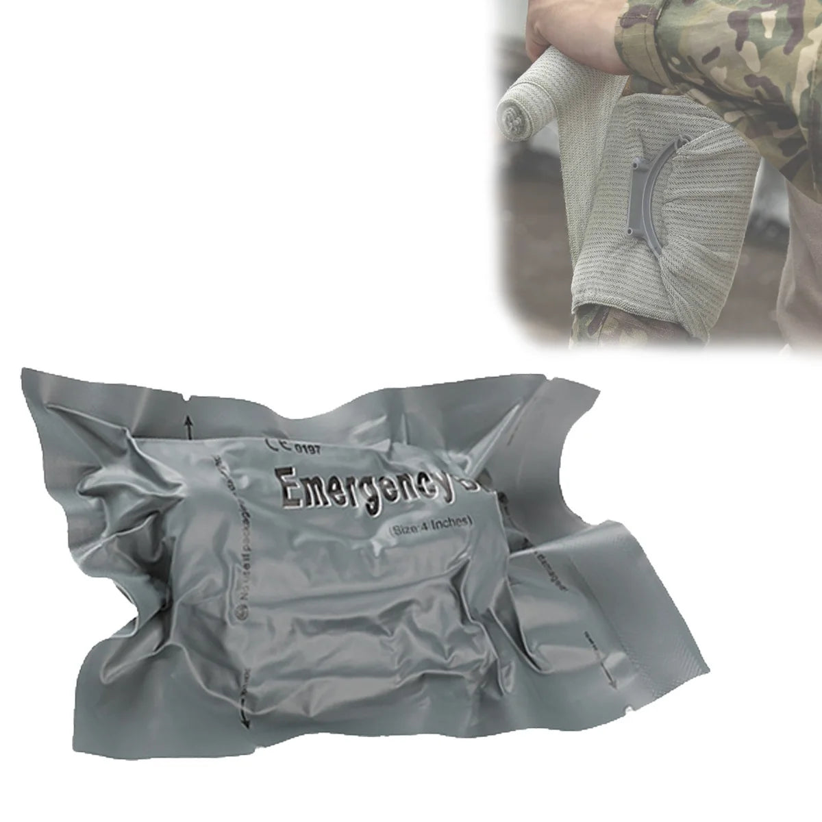 Compact Rip-Away First Aid Pouch, Quick Deploy Ifak Emergency Survival Kit, Belt or MOLLE Attach Edc Gear for Hunting