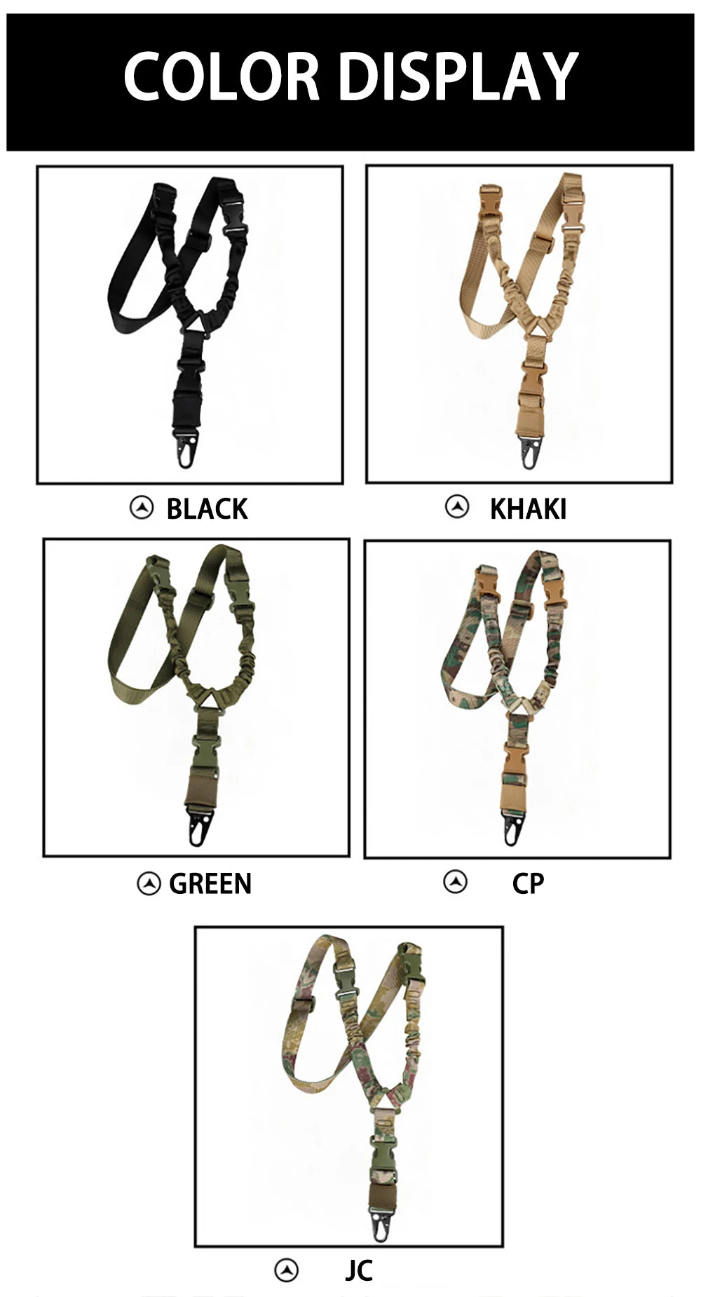 1pc Outdoor Single Point Tactical Harness CS Tactical Gun Rope Diagonal Safety Rope Tactical Camouflage Belt For Men and Women