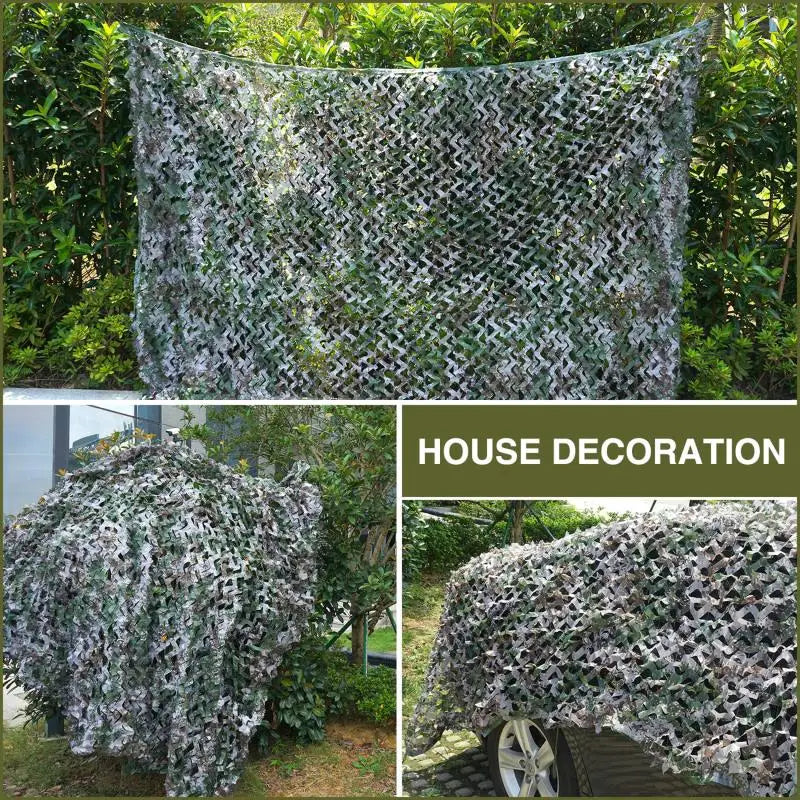 Camouflage net hunting camouflage net car tent awning shade mesh black green blue beige forest sun protection outdoor shading