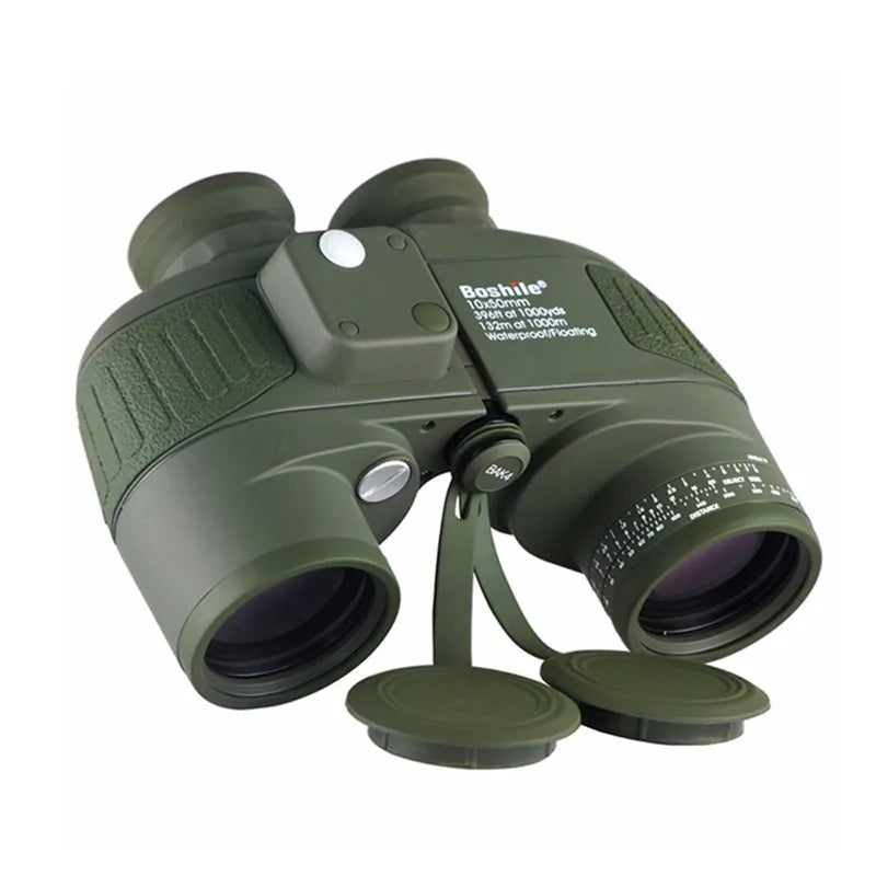 10x50 Military Binoculars Telescope Night Vision Spyglass Long View Professional Coordinate Rangefinder Travel Hunting Camping