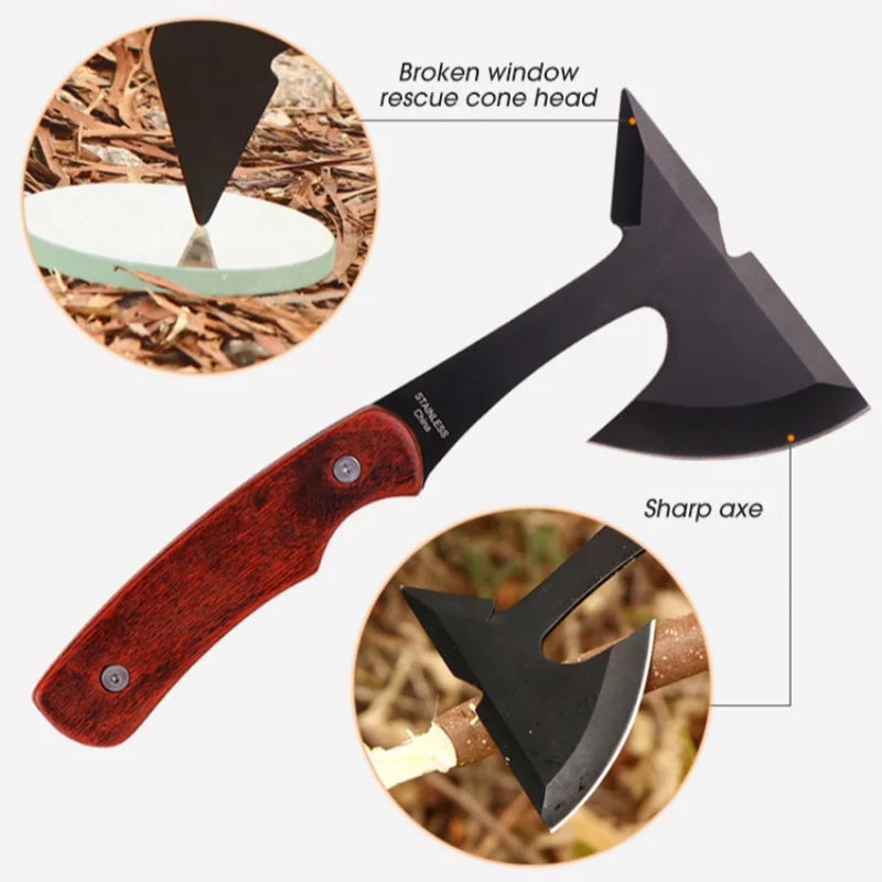 Multifunctional Outdoor Camping Axe Hunting Tools Tourist Survival Axes Portable Tactical Hatchet Tomahawk Emergency Gear Tool