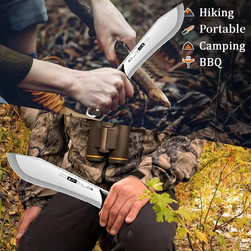 A large outdoor camping machete suitable for heavy chopping, yard work, and jungle clearing，for outdoor camping