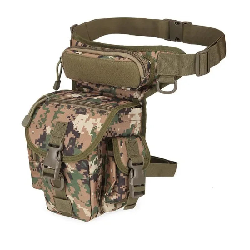 Tactics Multi-Purpose Thigh Belt Utility Leg Waist For Military Ride Drop Bag Pack Weapons Waterproof Pouch Fanny Hip Men