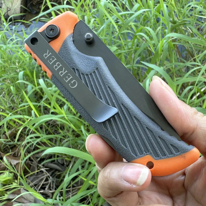 High quality outdoor camping hunting Survival Tactics Pocket EDC tool Folding knife, hunting knife