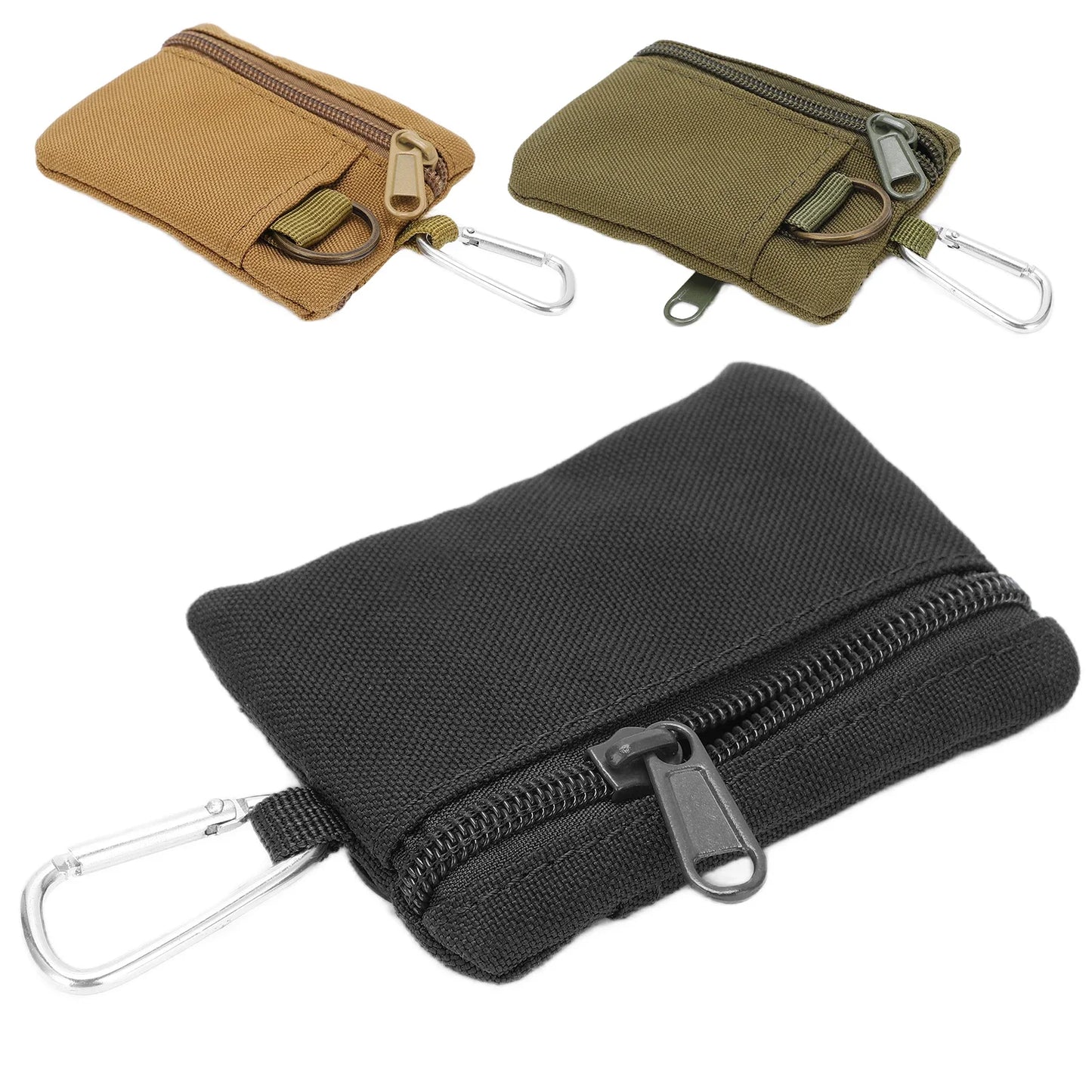 1PC Military Fan Pocket Bag Mini Portable Key Card Bag EDC Pocket Outdoor Sports Pocket Pack With Clasp Hunting Accessories