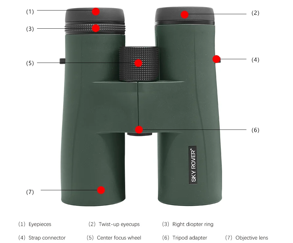 SKY ROVER Banner Cloud 8x42APO/10x42APO/10x50APO/12x50APO Binoculars High Light Transmittance Double ED Glass Ultra Wide Angel