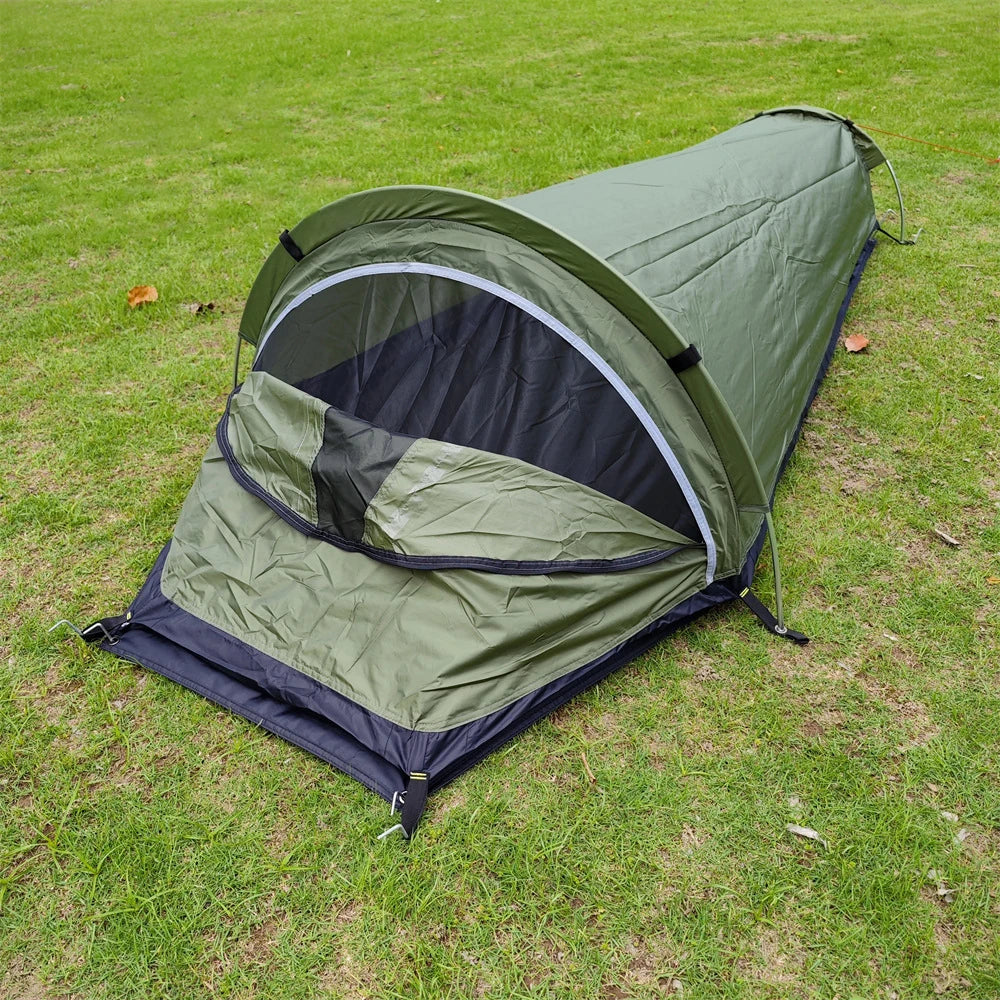 Backpacking Tent Outdoor Camping Sleeping Bag Tent Lightweight Single Person Tent