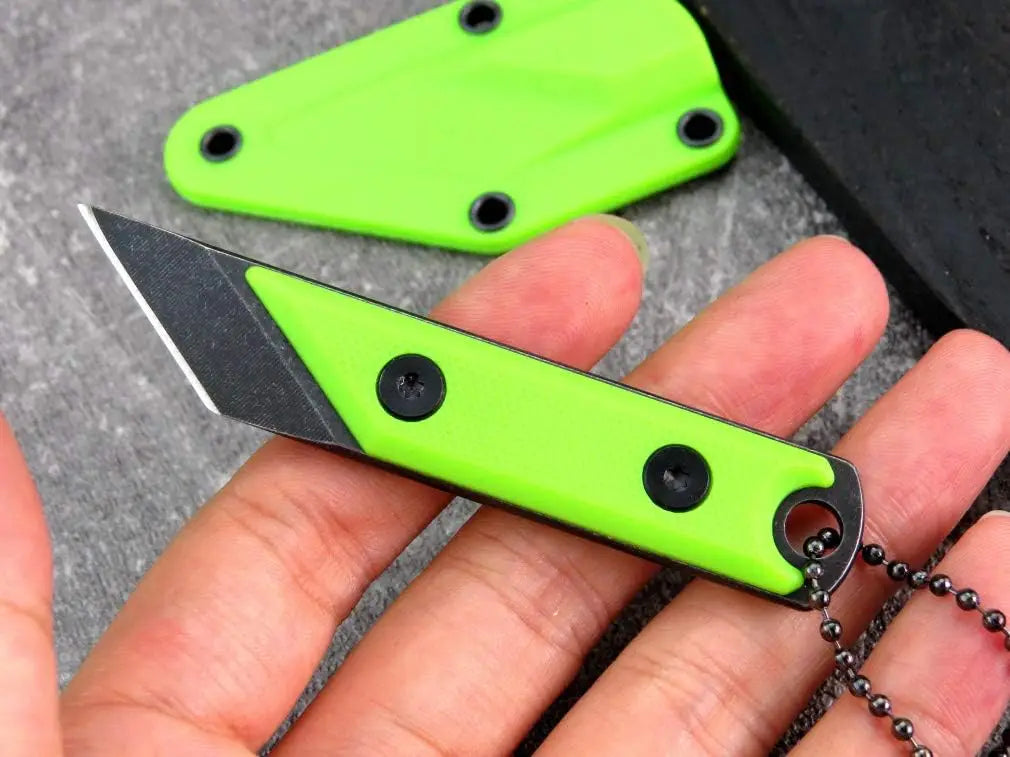 Eafengrow  C1146 Fixed Blade Knife 440C Blade G10 Handle EDC Tool Neck Knife for Camping Hiking Fishing with kydex Sheath