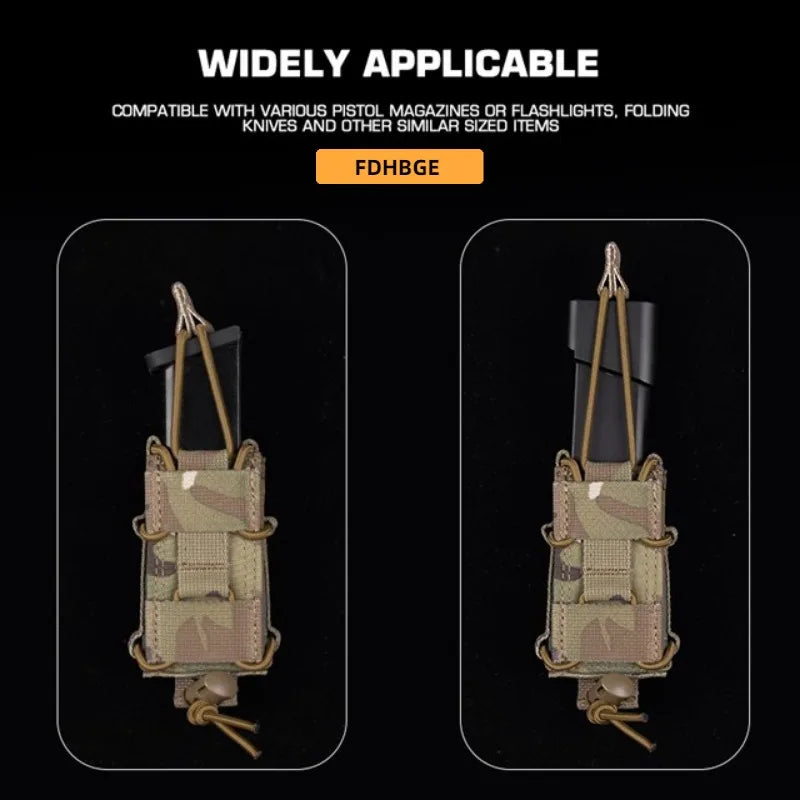 FDHBGE Tactical Pouch Magazines Molle System CS Wargame Shooting Pistol Paintball Accessories Waist Bag Hunting Sports Equipment