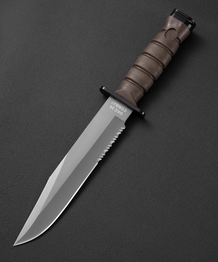 1pc，Outdoor camping knife, high-hardness mountaineering knife, jungle exploration knife, survival knife, hunting knife