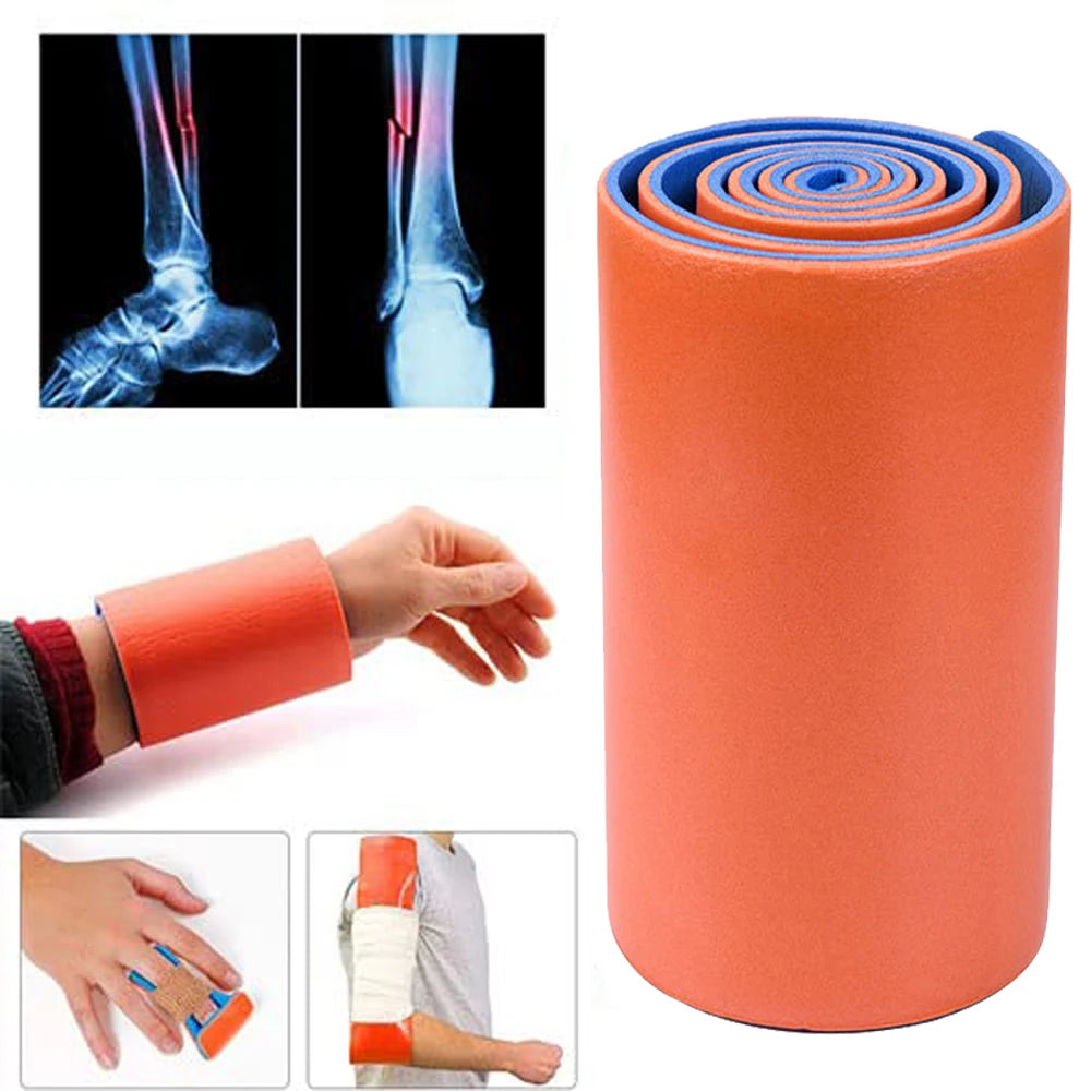 New First Aid Universal Aluminum Splint Roll Medical Survival Polymer For Fixture Bone Emergency Medical Kit Outdoor Travel