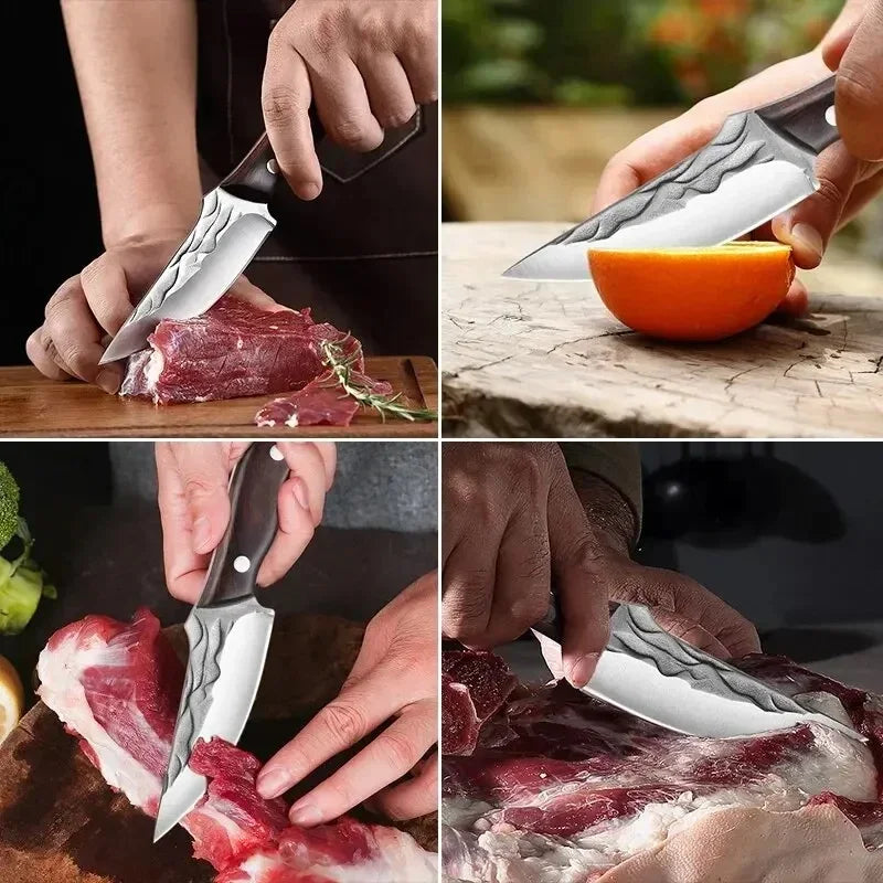 1PC 8.3-inch sharp boning knife, stainless steel multi-purpose kitchen knife, camping, perfect for cooking at home and camping