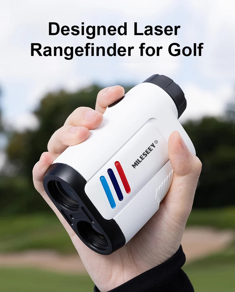 Mileseey PF2E Laser Rangefinder 400m 600M Yard/M  Mini 6x Telescope Distance Meter Angle Speed Measure For Golf,Hunting Finder