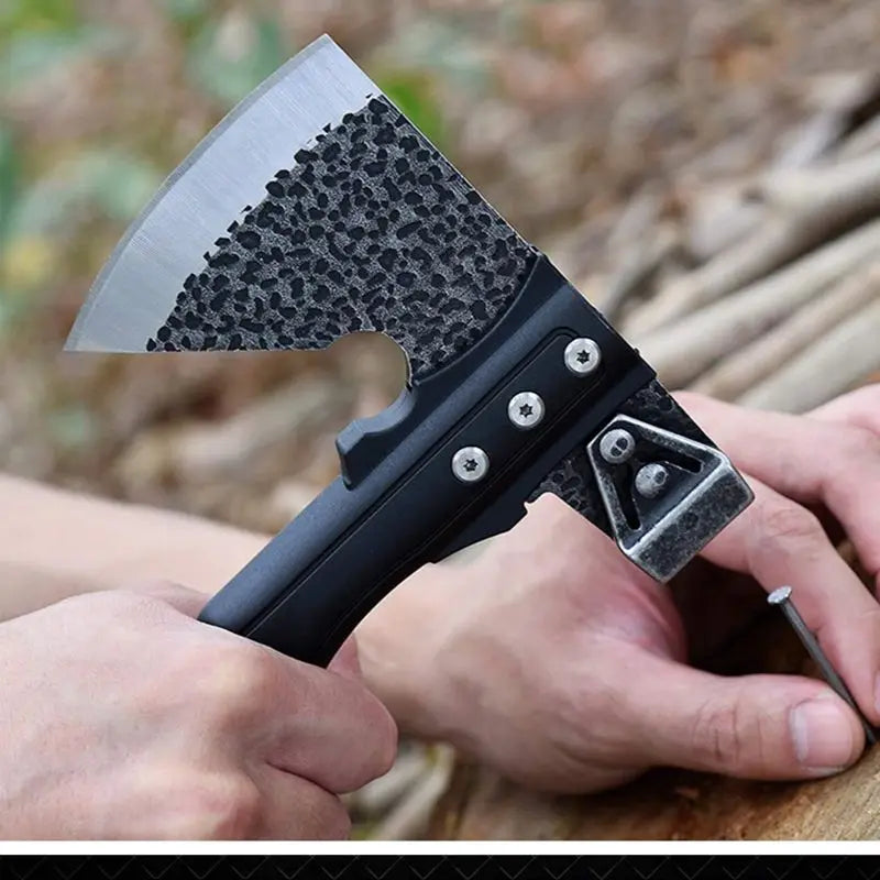 Multifunction Axe Portable Tomahawk Fire Rescue Axe Hammer Hunting Hatchet Survival Ax Camping Tool Outdoor Jungle Pocket Knife