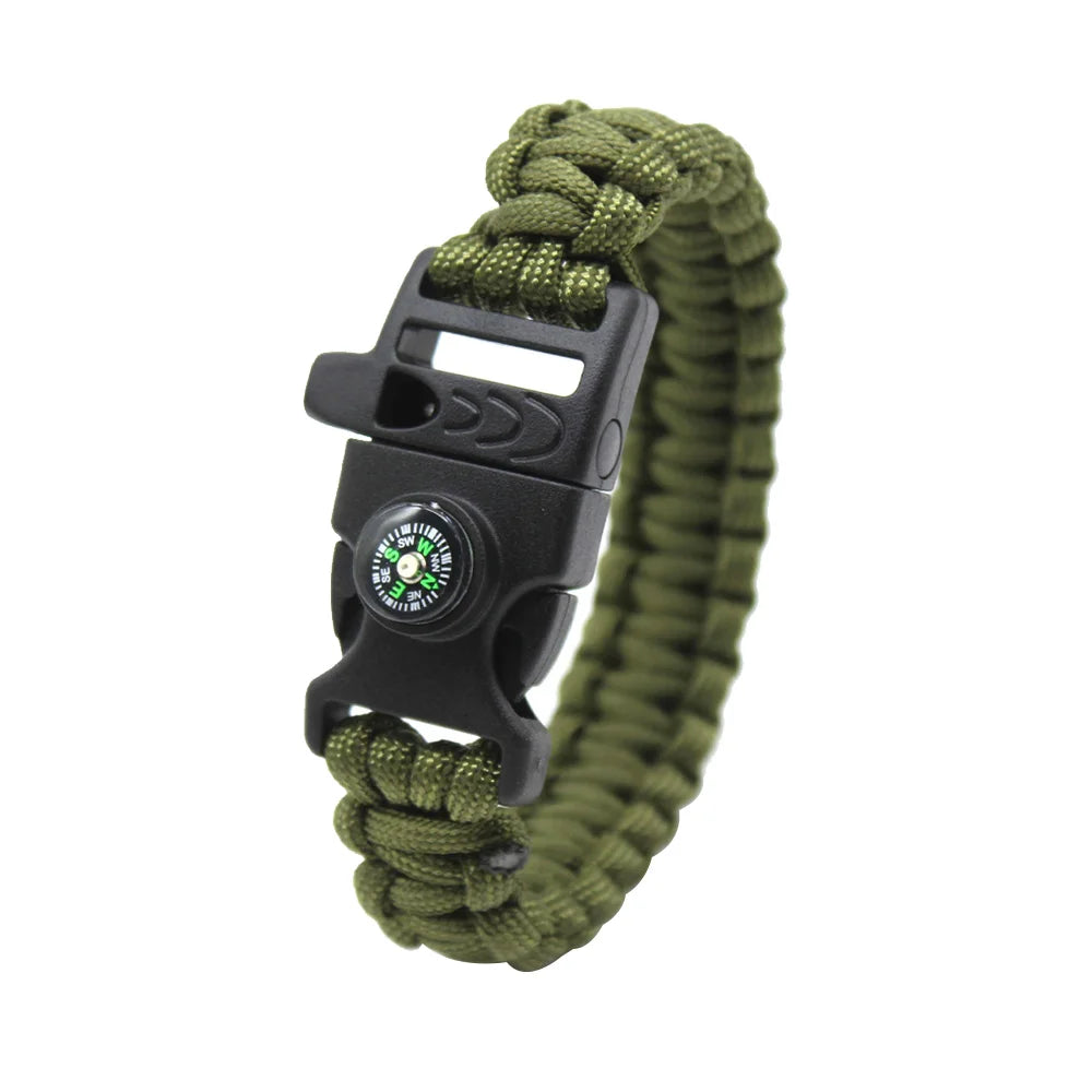 Cobra Buckle Bracelet Wilderness Survival Emergency Weaving Seven Core Umbrella Rope Outdoor Tool Multi functional Bracelet