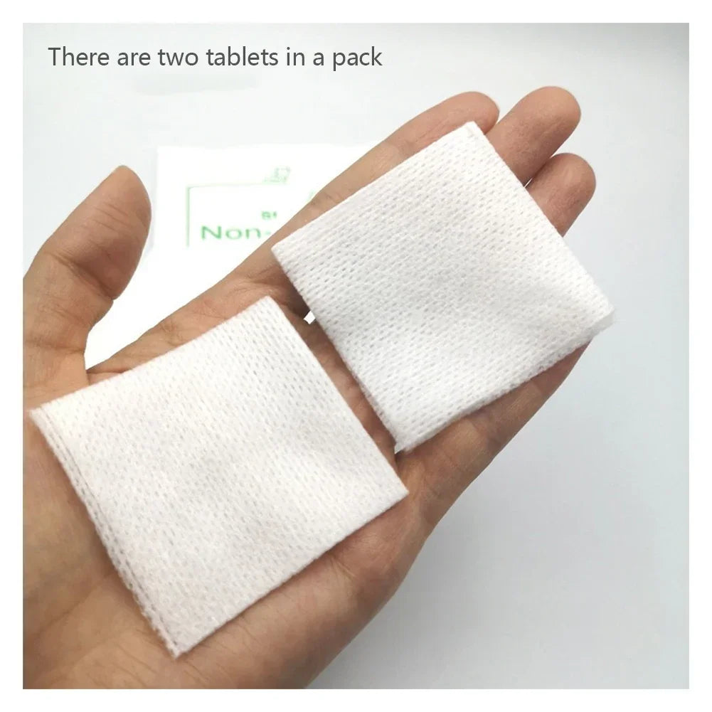 50/100pcs Sterile Medical Gauze Pad Wound Care Supplies Gauze Pad Cotton First Aid Waterproof Wound Dressing